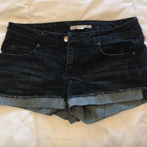 Denim shorts